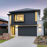 Exterior PVC Wall Panels - Black 180cm or 150cm (4 Pieces)